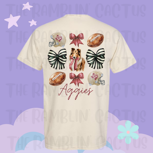 Aggies Coquette Tee