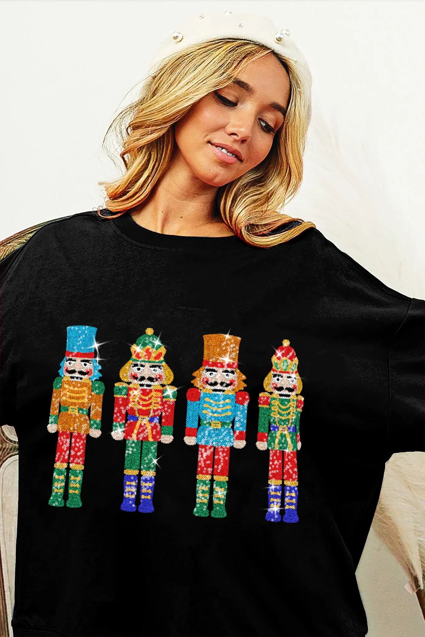 | Black Nutcracker Sweater