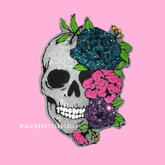 Floral Skull Freshie