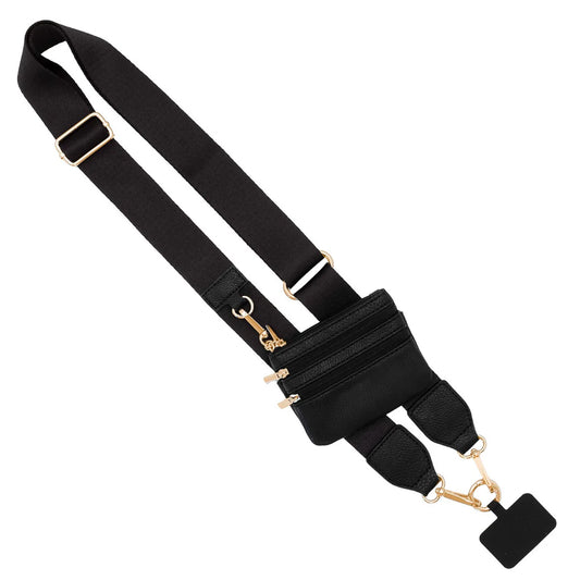 Black Clip & Go Strap with Pouch