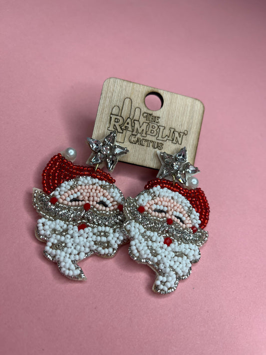 Santa Earrings