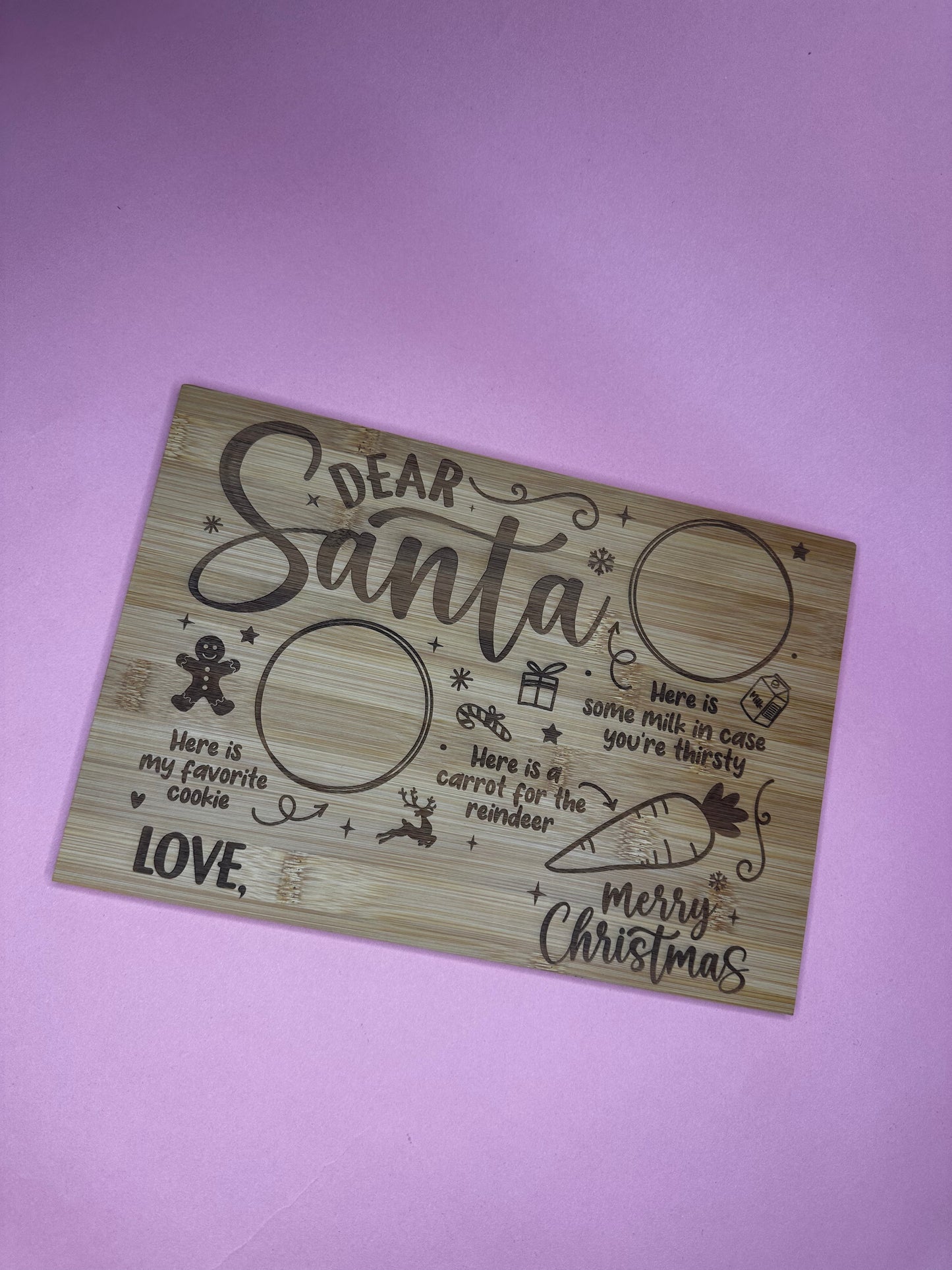 Customizable Santa Tray